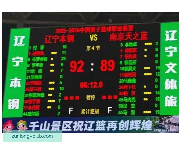 辽宁队官方宣布裁掉布罗金顿场均贡献不及预期